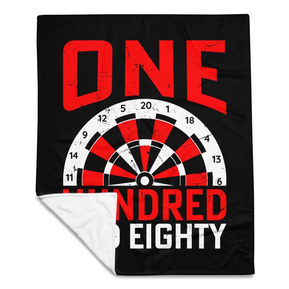 Darts Fleece Blanket one hundred and eighty (1) Darts Fleece Blanket one hundred and eighty