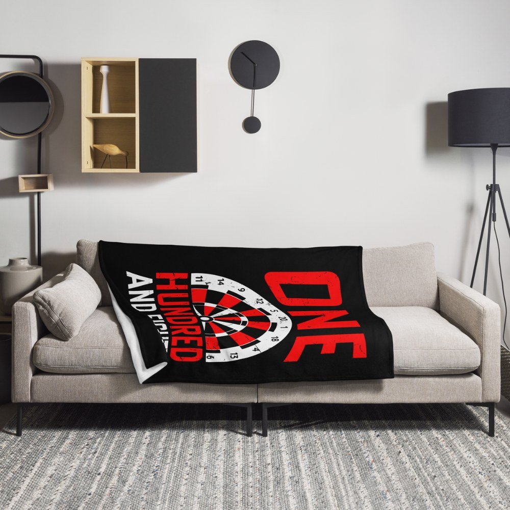 Darts Fleece Blanket one hundred and eighty (2) Darts Fleece Blanket one hundred and eighty