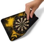 Darts Mouse Pad Yellow Black