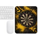 Darts Mouse Pad Yellow Black