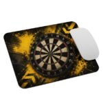 Darts Mouse Pad Yellow Black