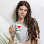 I Love Darts Coffee Mug